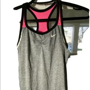 Nike Dri-fit Running Tennis Tank Tops Sports Shirt